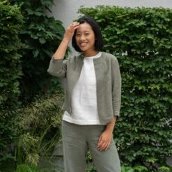 Light Linen Relaxed Jacket Eden