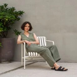 Linen Vest & Wide Leg Pants 2-Piece -Menique MENIQUE Linen Pants Havana Linen Vest Ava 8