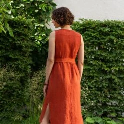 Linen Safari Dress Sierra 11 Linen Safari Dress Sierra -Menique MENIQUE Sierra 2 1