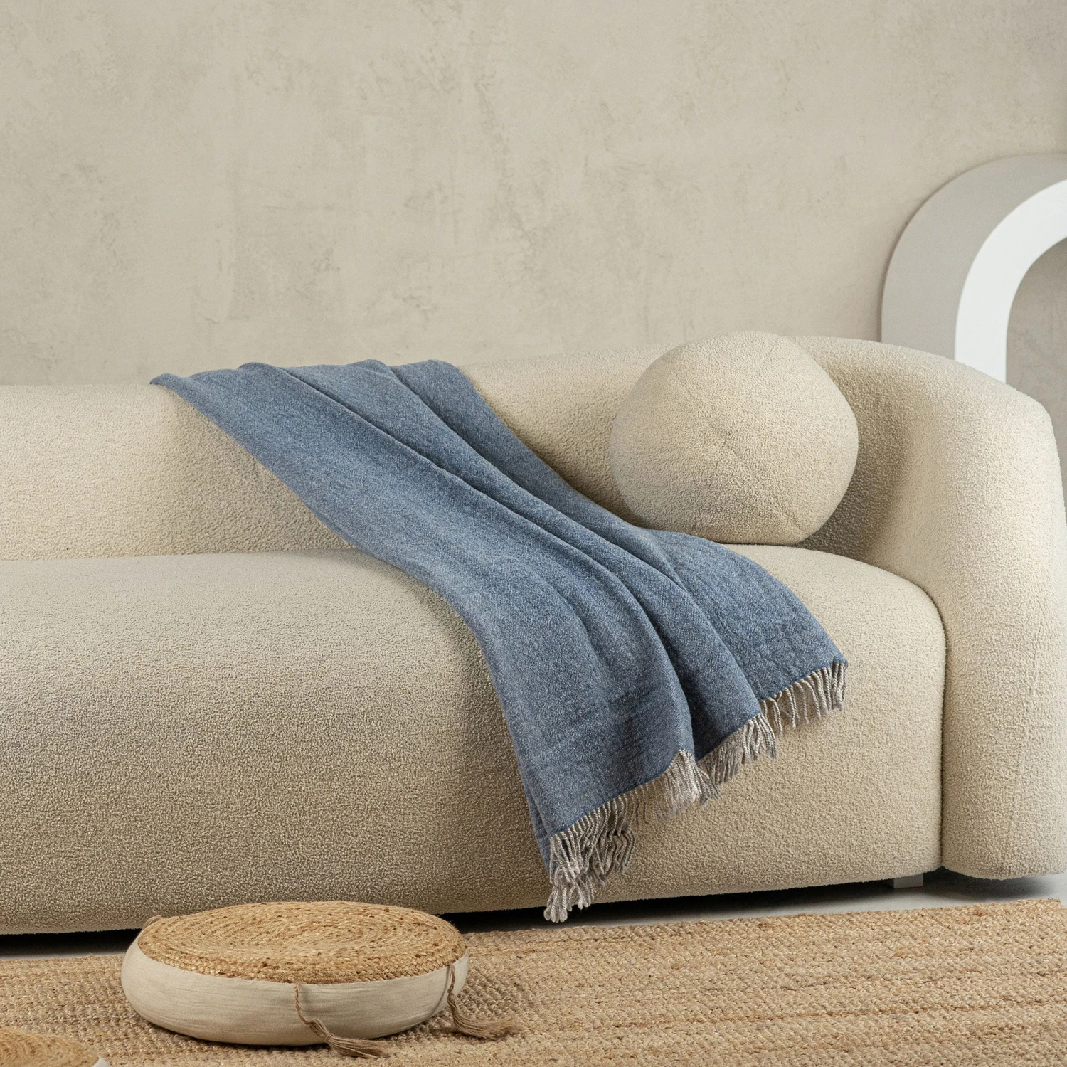 Extra Fine Virgin Merino Throw Blanket Budapest 2 Extra Fine Virgin Merino Throw Blanket Budapest - Image 2