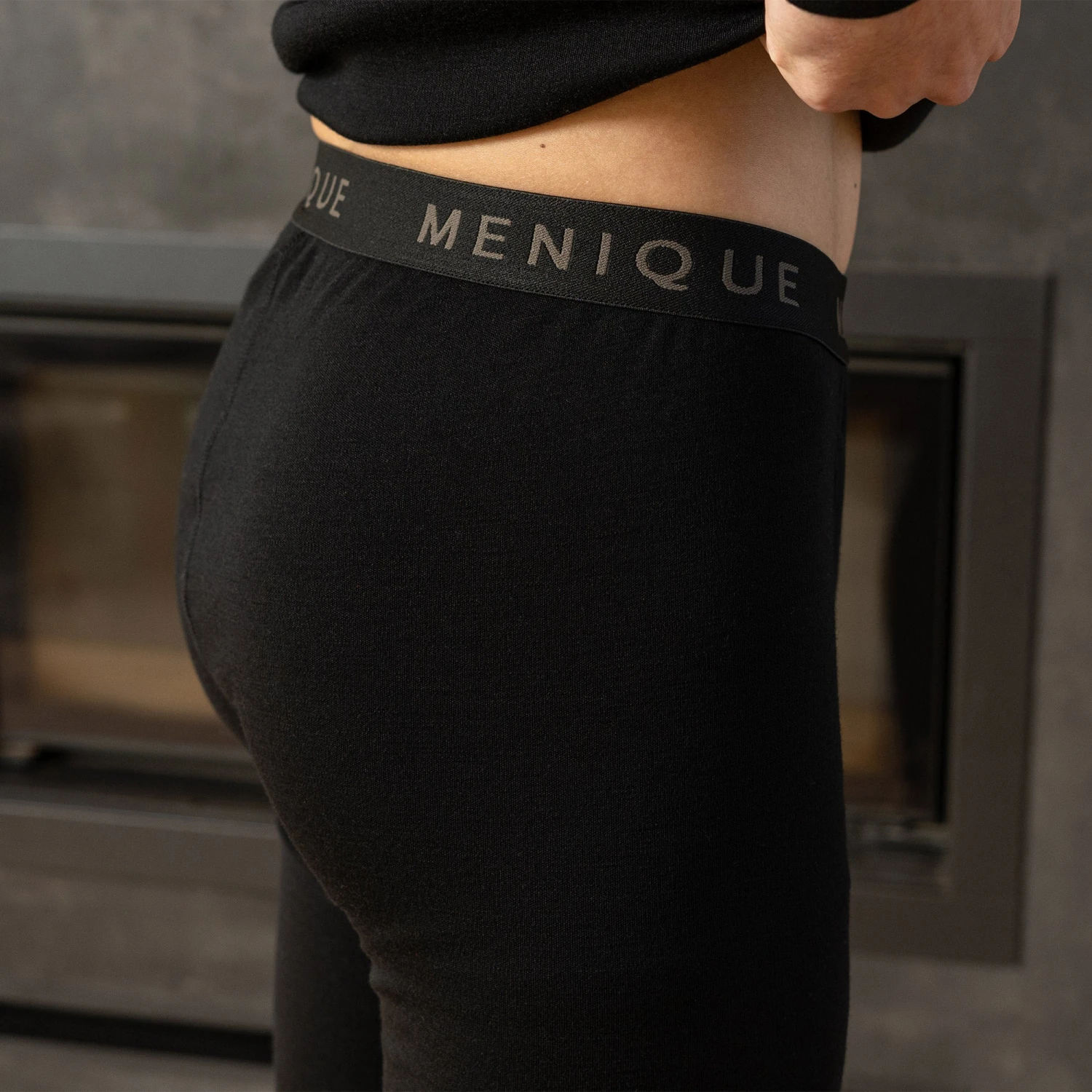 Men's 250 Merino Pants Rub Black 5 Men's 250 Merino Pants Rub Black - Image 5