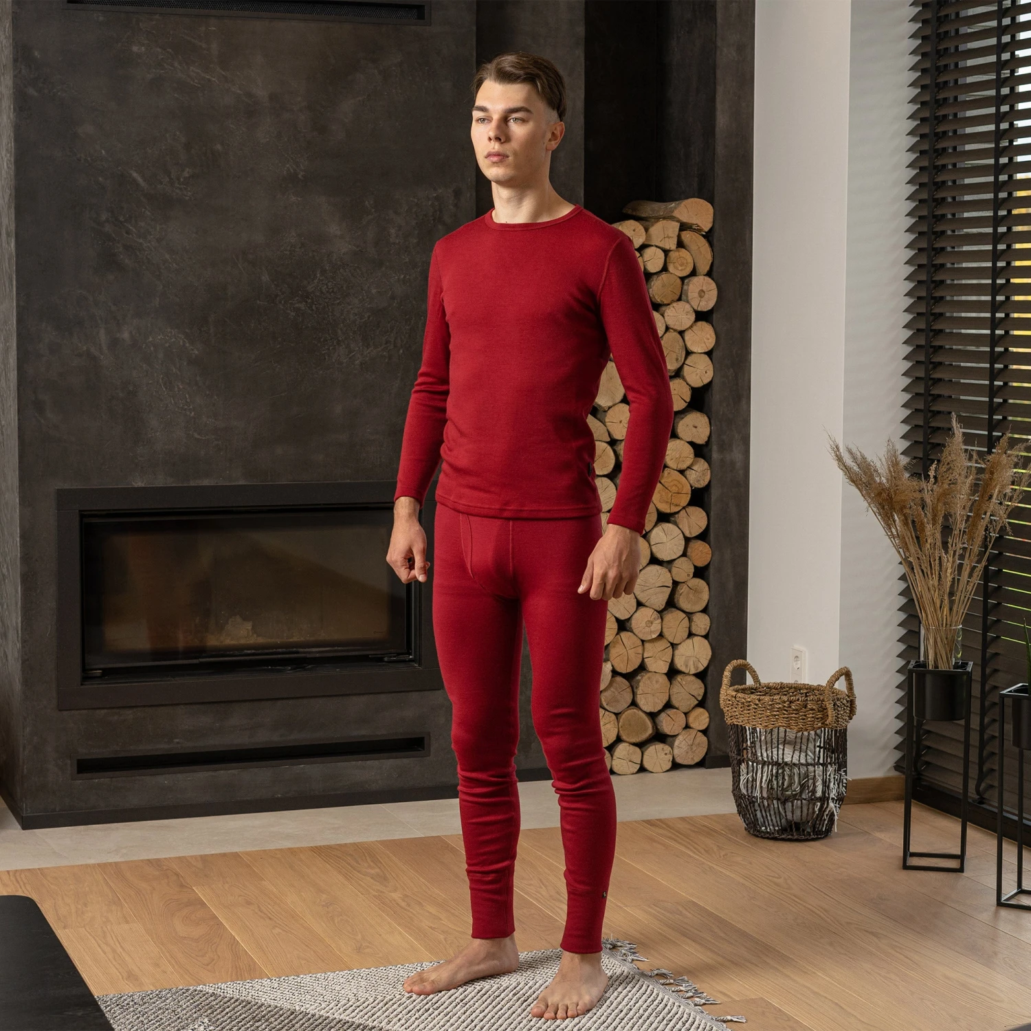 Men's 250 Merino Rub Pants Royal Cherry 5 Men's 250 Merino Rub Pants Royal Cherry - Image 5