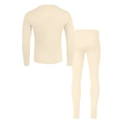 Men's 160 Long Sleeve & Bottom 2-Piece Natural -Menique Men s 160 Long Sleeve Bottom 2 Piece Natural 2