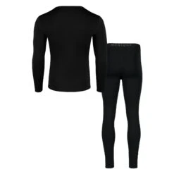 Men's 250 Long Sleeve & Bottom 2-Piece Black -Menique Men s 250 Long Sleeve Bottom 2 Piece Black 2
