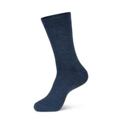 Men’s Merino Crew Socks -Menique Men s 85 Merino Thin Socks Blue 1
