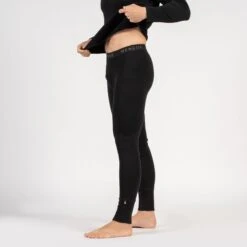 Men's 250 Long Sleeve & Bottom 2-Piece Black -Menique Men s Bottom Rub Black 250 2