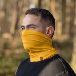 Men's Merino Neck Gaiter Yellow -Menique Men sGaiterYellow 5