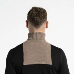 Men's Knit Dickie Neck Warmer Merino -Menique Men sKnitDickieMerinoBrown 3