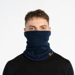 Men's Knit Neck Gaiter Merino -Menique Men sKnitGaiterMerinoBlue 1