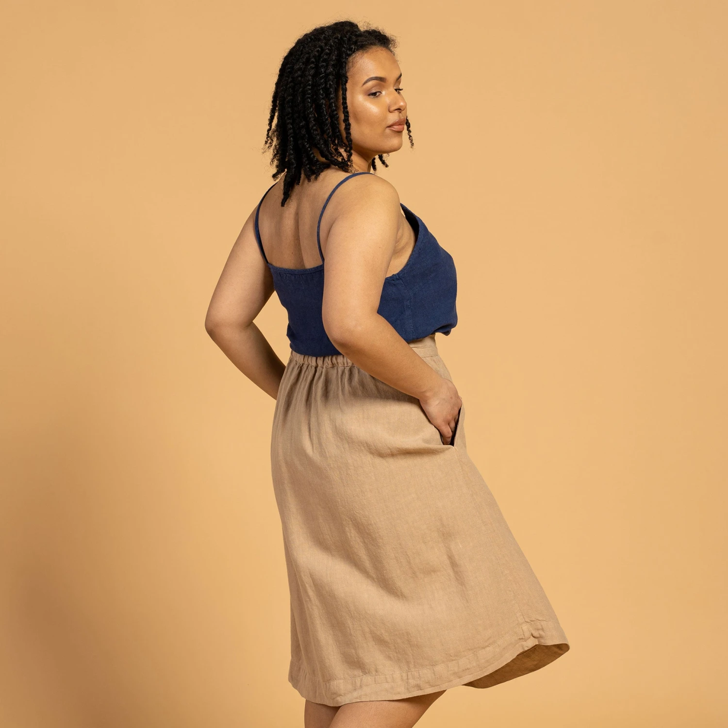 Linen Slip Top Kim 2 Linen Slip Top Kim - Image 2