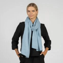 Unisex European Linen Scarf -Menique SP 00575 fd3e19b0 3809 4f08 a06a 68a27e08f697