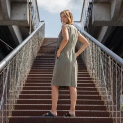 Dress With Side Ribbon Natalie 17 Dress With Side Ribbon Natalie -Menique SP 02088