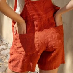 Linen Romper Nino 13 Linen Romper Nino -Menique SP 03158