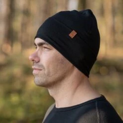 Men's Merino Beanie Black