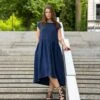 Smock Dress Cecilia Storm Blue