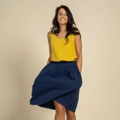 Midi Skirt Sophia Storm Blue -Menique Sophia Skirt Storm Blue 7