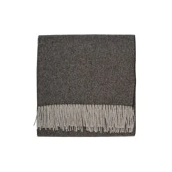 Cashmere & Merino Wool Throw Blanket Tallinn -Menique Tallin DarkGray 4