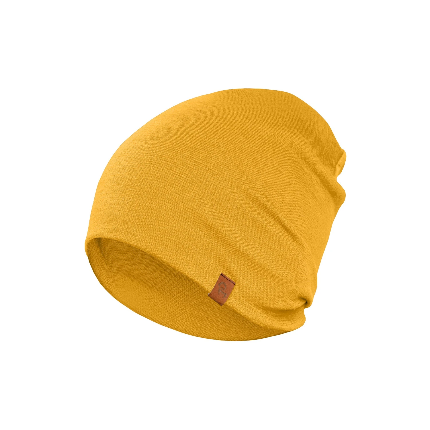 Men's Merino Beanie Yellow 2 Men's Merino Beanie Yellow - Image 2
