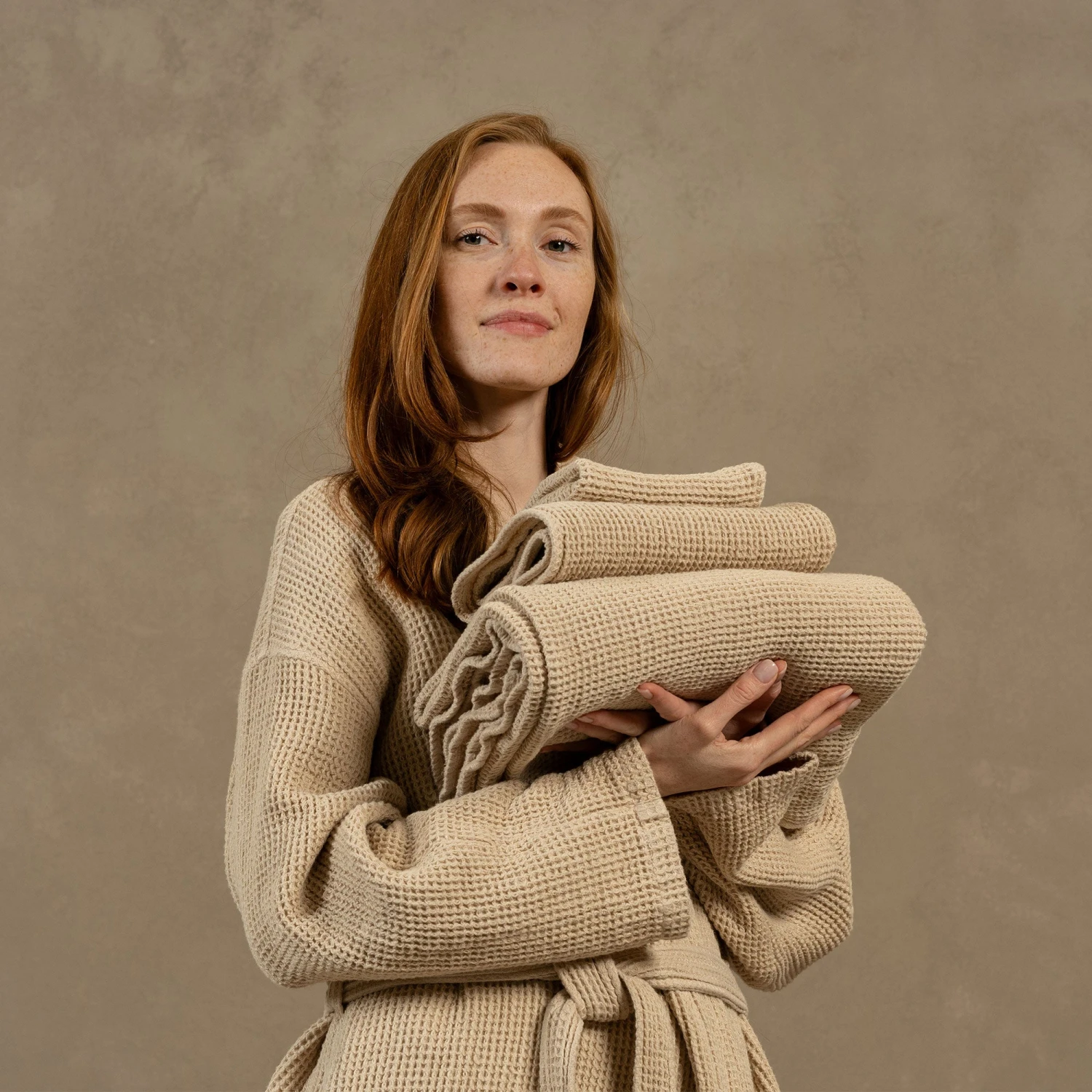 Waffle Bathroom Towel 2 Waffle Bathroom Towel - Image 2