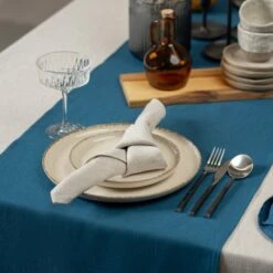 Holiday Linen Napkin -Menique White Napkin 3 2