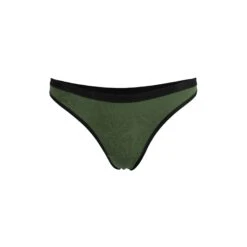 Women's Merino Thong Briefs -Menique Women s Thong briefs 160gsm Dark Green 1 a41c84fa 04c9 4419 b803 25353ae16625