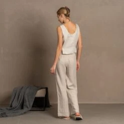 Bow Side Tie Top Audrey -Menique audrey natural 2 2