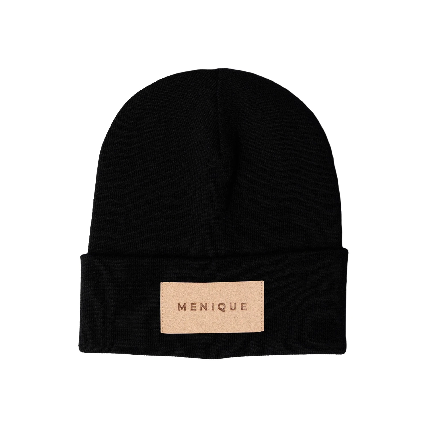 MENIQUE Logo Men's Knit Beanie 1 MENIQUE Logo Men's Knit Beanie