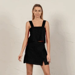 Mini Skirt Jackie -Menique jackie Pure Black 2