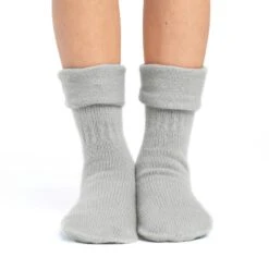 Kids' Socks Merino & Cashmere 25 Kids' Socks Merino & Cashmere -Menique kids socks light gray