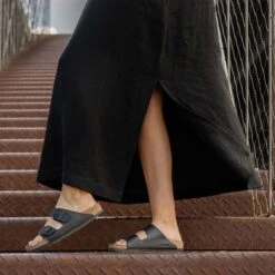 Maxi Slip Dress Livia -Menique livia pure black 3