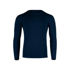 Men's 250 Thermal Long Sleeve Crew Dark Blue -Menique men s 250 Long sleeve Dark Blue 1