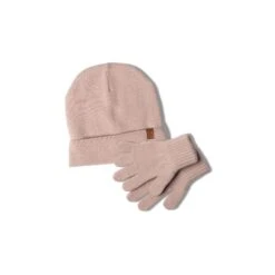 Kids' Knit Beanie & Gloves 2-Piece 11 Kids' Knit Beanie & Gloves 2-Piece -Menique menique Kids Beanie Gloves dusty pink 79aa19ca 15cc 462c ad4e f54da1a75736